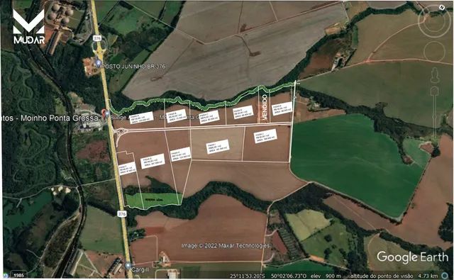 Área industrial em Ponta Grossa em frente a Bunge - Foto 3