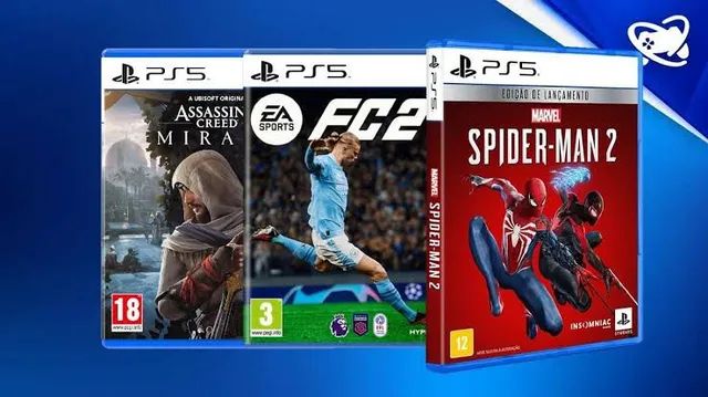 Jogos PS5 Spider-Man e FC 24 Promoção - Videogames - Pio X, Caxias do Sul  1254451318