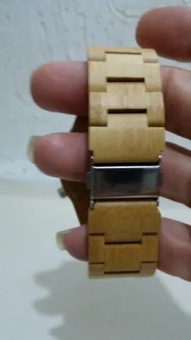 Relógio madeira de bambu. Centro RJ.  - Foto 4