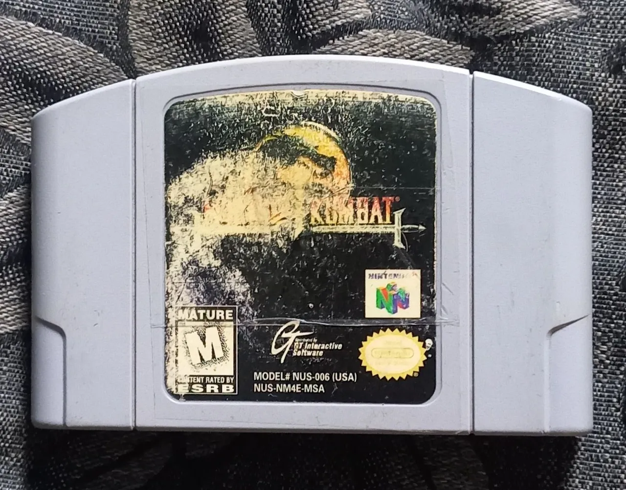 MORTAL KOMBAT 4 JOGO ORIGINAL PARA NINTENDO 64