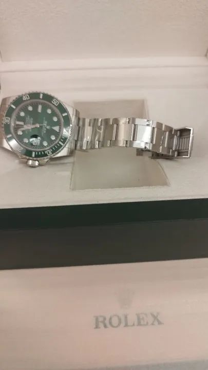 Relógio Rolex submariner Hulk 40mm,máquina 3135,super clone, clean - Foto 4