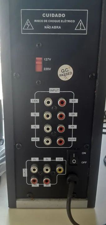 Home Theather com 5 caixas (Leia a descrição) - Foto 2