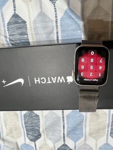 Silver nike apple sales watch