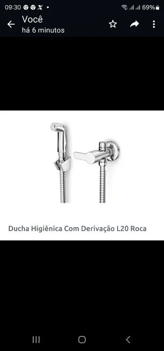 Ducha higiênica L20 com derivação.  - Foto 2
