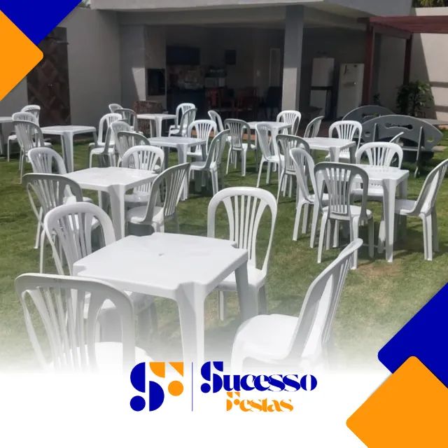 Aluguel de mesas e cadeiras
