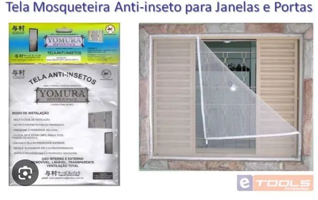 Tela Anti-Insetos Yomura 100x120cm - Foto 4