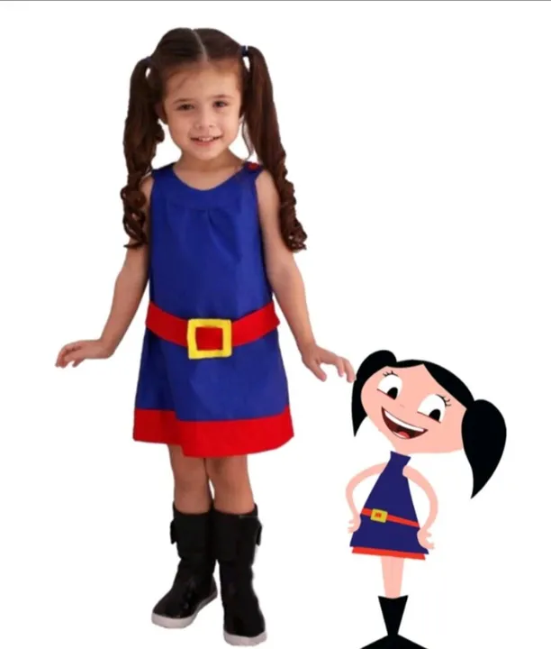 Vestido infantil show da Luna