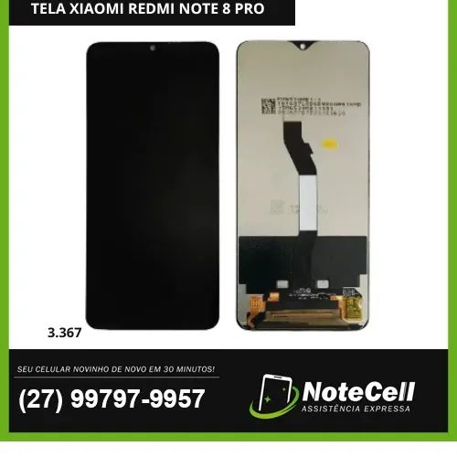Tela/Display P/ XIAOMI REDMI NOTE 8 PRO ORIGINAL  - Instalação em 30 min!