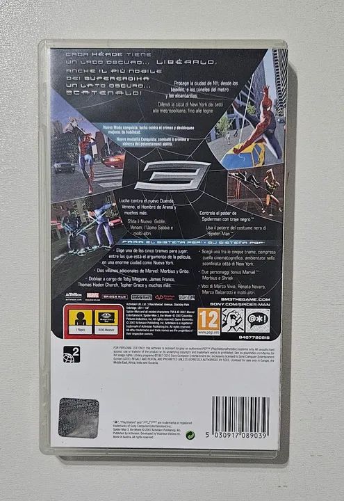 Spider-Man 3 psp original fisico spiderman  spider man - Foto 3