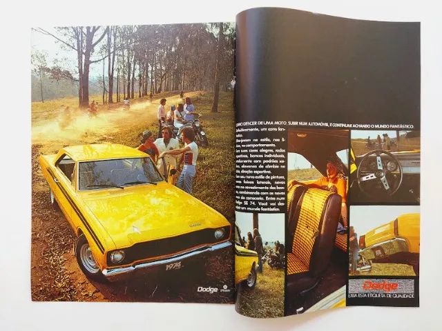 Linha Dodge 1974 - Charger, Dart, SE, Gran Coupe, Gran Sedan - Propaganda original - Foto 3