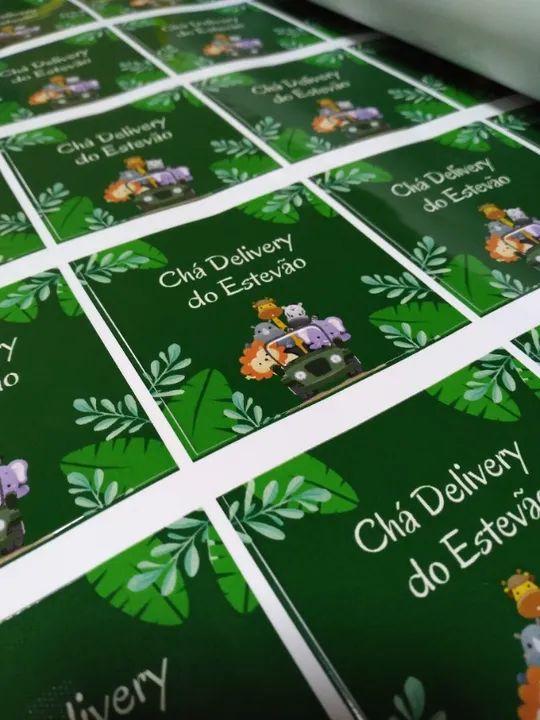 Adesivo personalizado para mimos de aniversário infantil bebê  - Foto 3