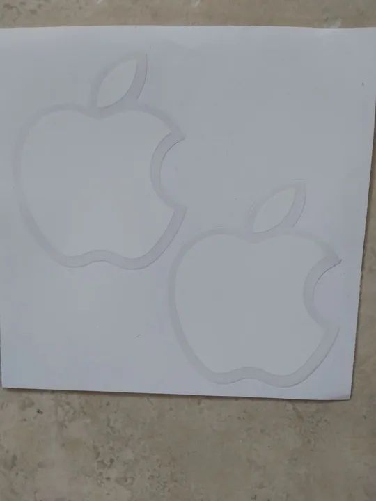 Adesivo Apple - Pacote com 2 - Foto 3
