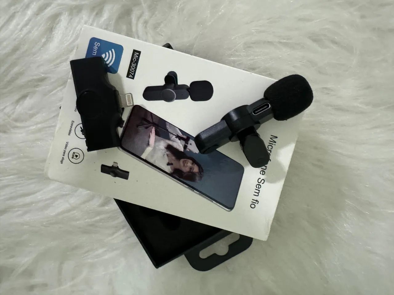 Microfone de lapela para iPhone  - Foto 3