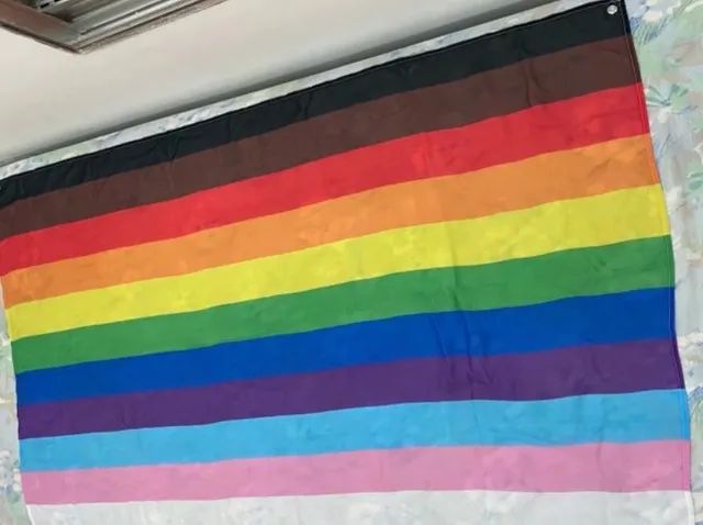 Bandeira Lgbtqia+ Grande 135 X 85 - Foto 2