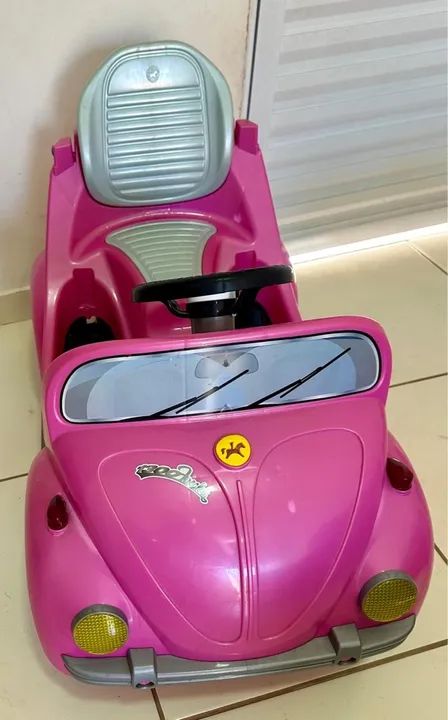 Fusca infantil rosa
