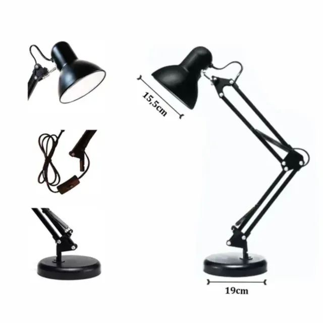 Luminária Articulada de Mesa WRIGHT - Estilo e Funcionalidade Para Seu Espaço - Foto 2