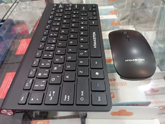 Kit Teclado e Mouse sem Fio Slim - Foto 3