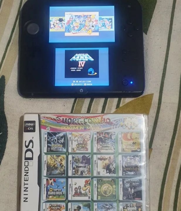 NINTENDO DS BATERIA 100% MUITOS JOGOS E OS MELHORES JOGOS. GAME PORTÁTIL EXCELENTE