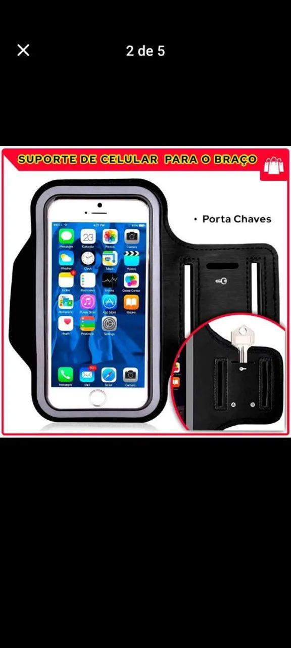Suporte para Braço para Celular - Exercício e Corrida - Foto 3