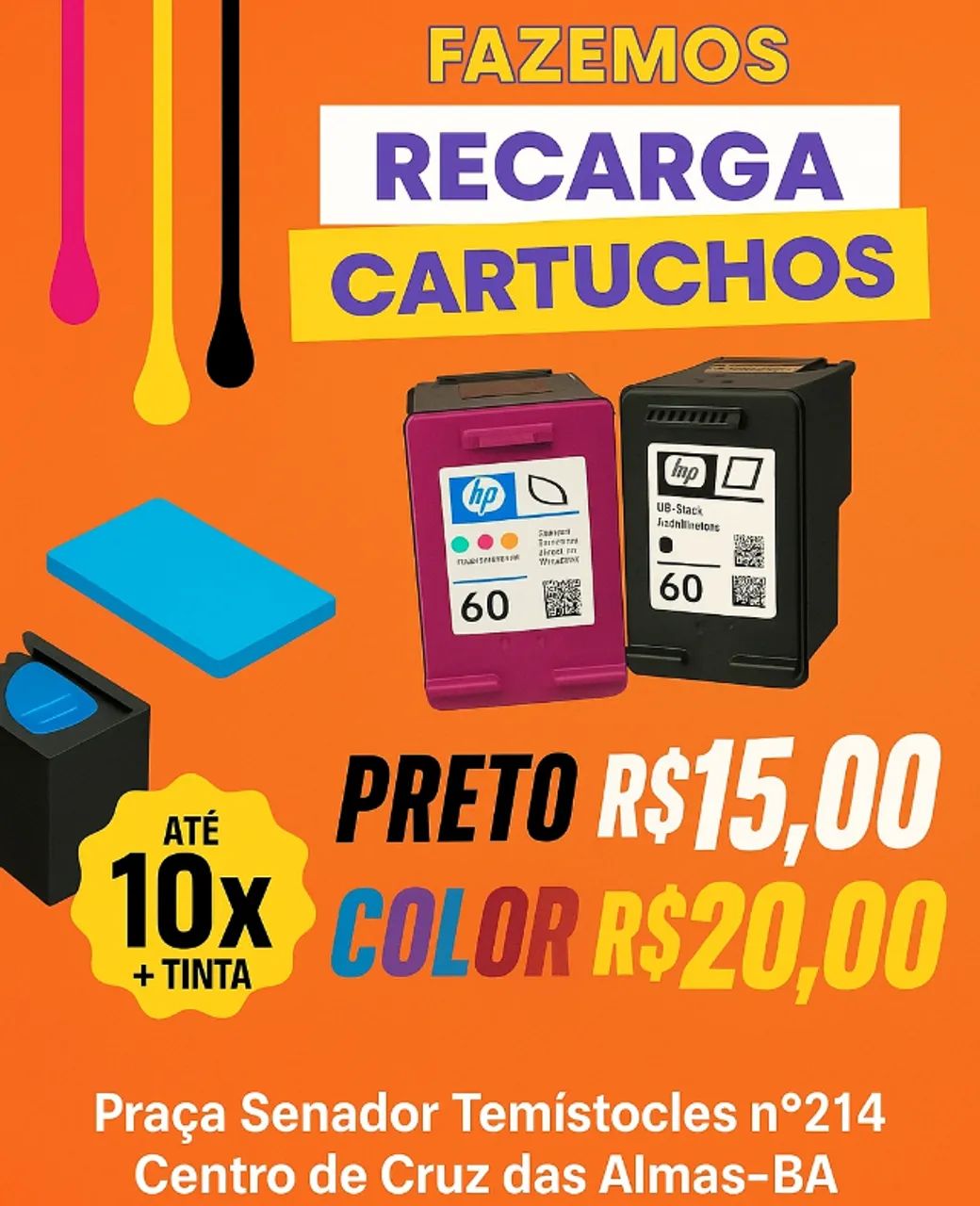 Kit Cartuchos de Impressora Jato de Tinta  - Foto 5