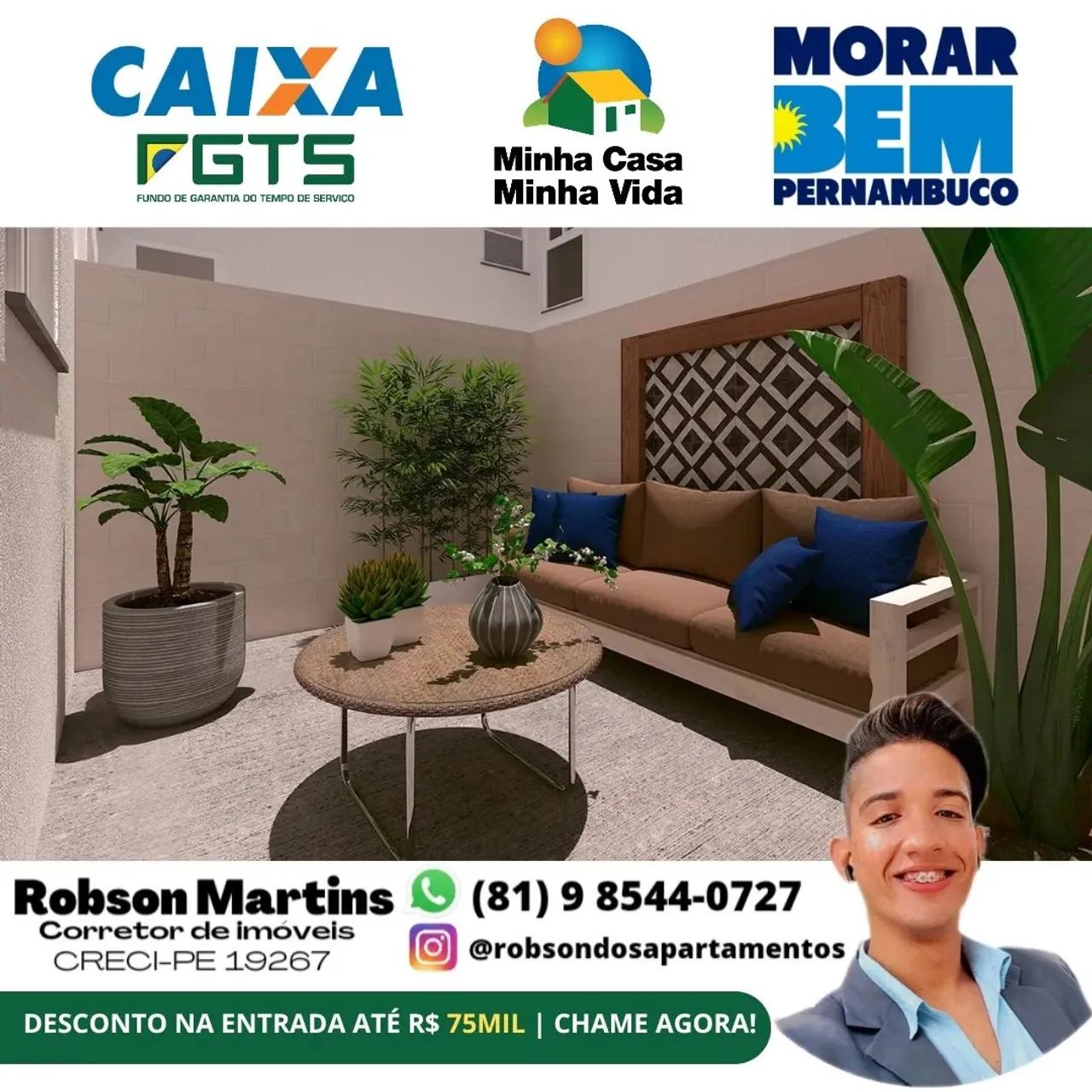 PAULISTA | MINHA CASA, MINHA VIDA | 2 QUARTOS MENSAIS A PARTIR DE R$450 - Foto 3