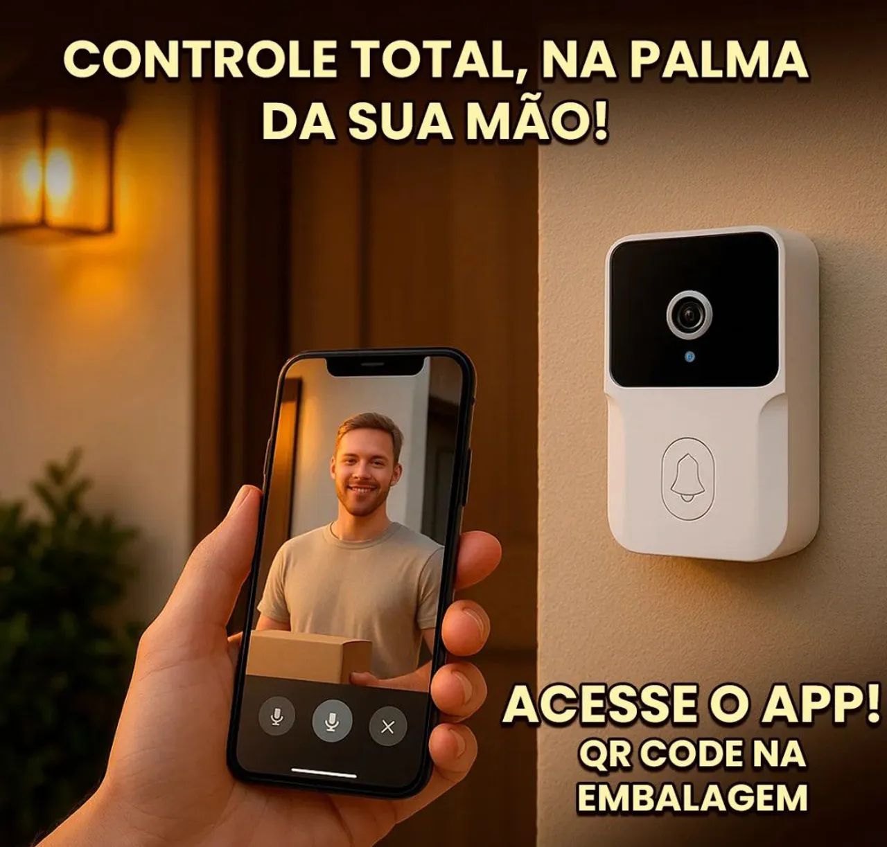 MINI CAMPAINHA INTELIGENTE<br>REF: X16<br> - Foto 2