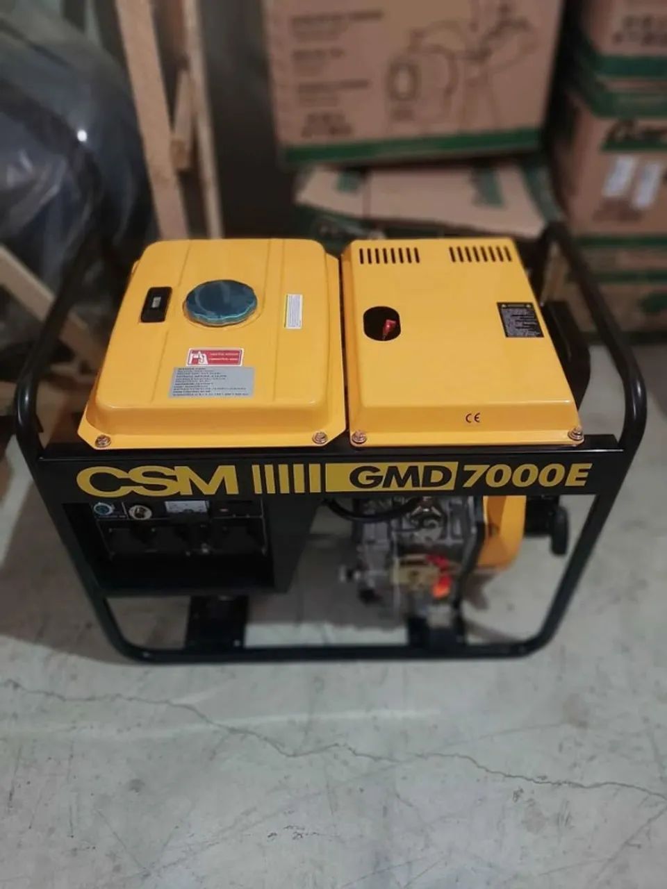 Gerador de Energia a Diesel 6.25Kva Partida Elétrica CSM (Loja/Novo) - Foto 5