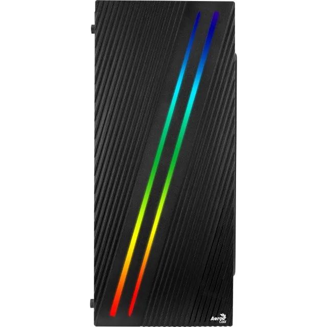 Gabinete Gamer Aerocool Streak Preto RGB Lateral Acrílico - Foto 3