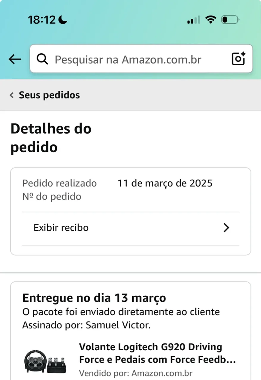 Vendo volante Logitech G920 - Garantia até Março de 2026!