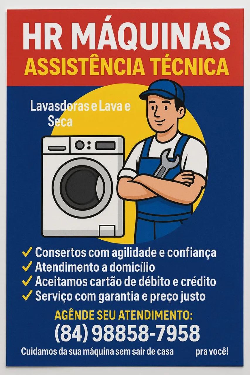 Consertos de máquinas de lavar 