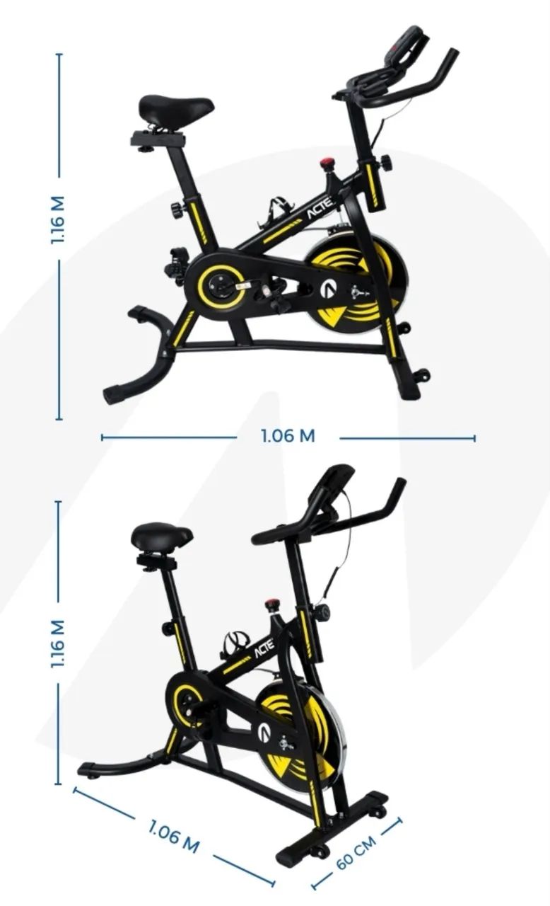 Bicicleta Ergometrica Spinning 4.0 E32, Academia, Preto - Acte - Foto 5
