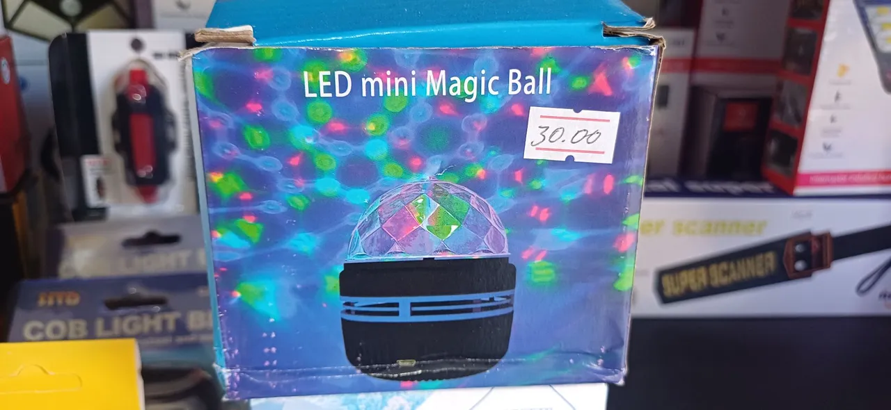 LED Mini Magic Ball - Iluminação e Festa!