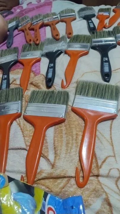 Jogo de Pincéis de Pintura - Novo, 4 Peças - Ótimo Preço! - Foto 2