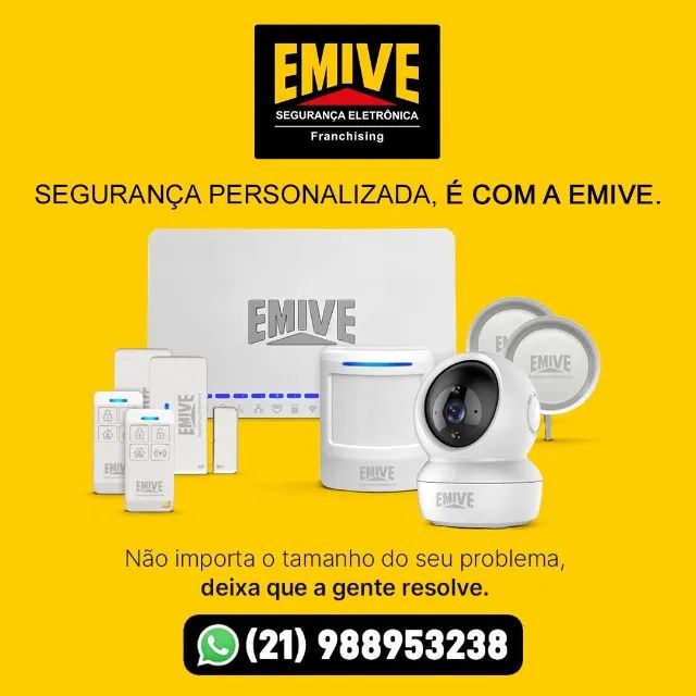 Sistema de Alarme e Câmeras de segurança EMIVE