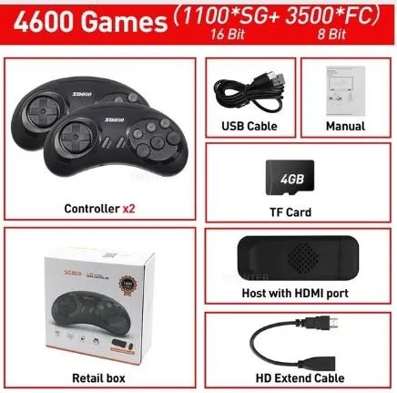 Mega Drive Gamestick 16Bit 4600 jogos - Foto 2