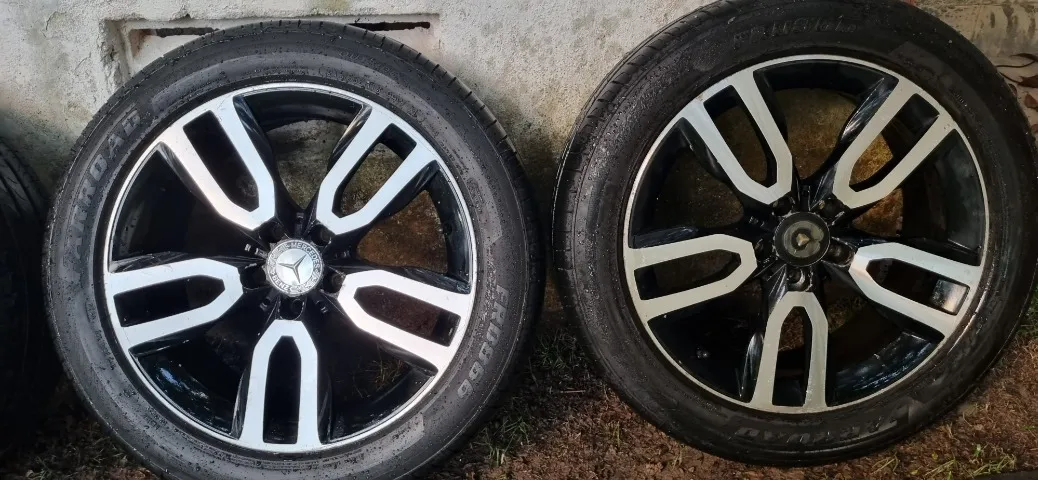 Rodas Aro 18 Originais Mercedes GLA - Black Diamond - Furação 5x114