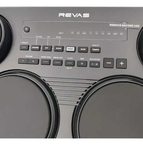 Bateria Eletrônica Roland/Revas PB-350 com suporte e banco Pb350 Pb 350 - Foto 2