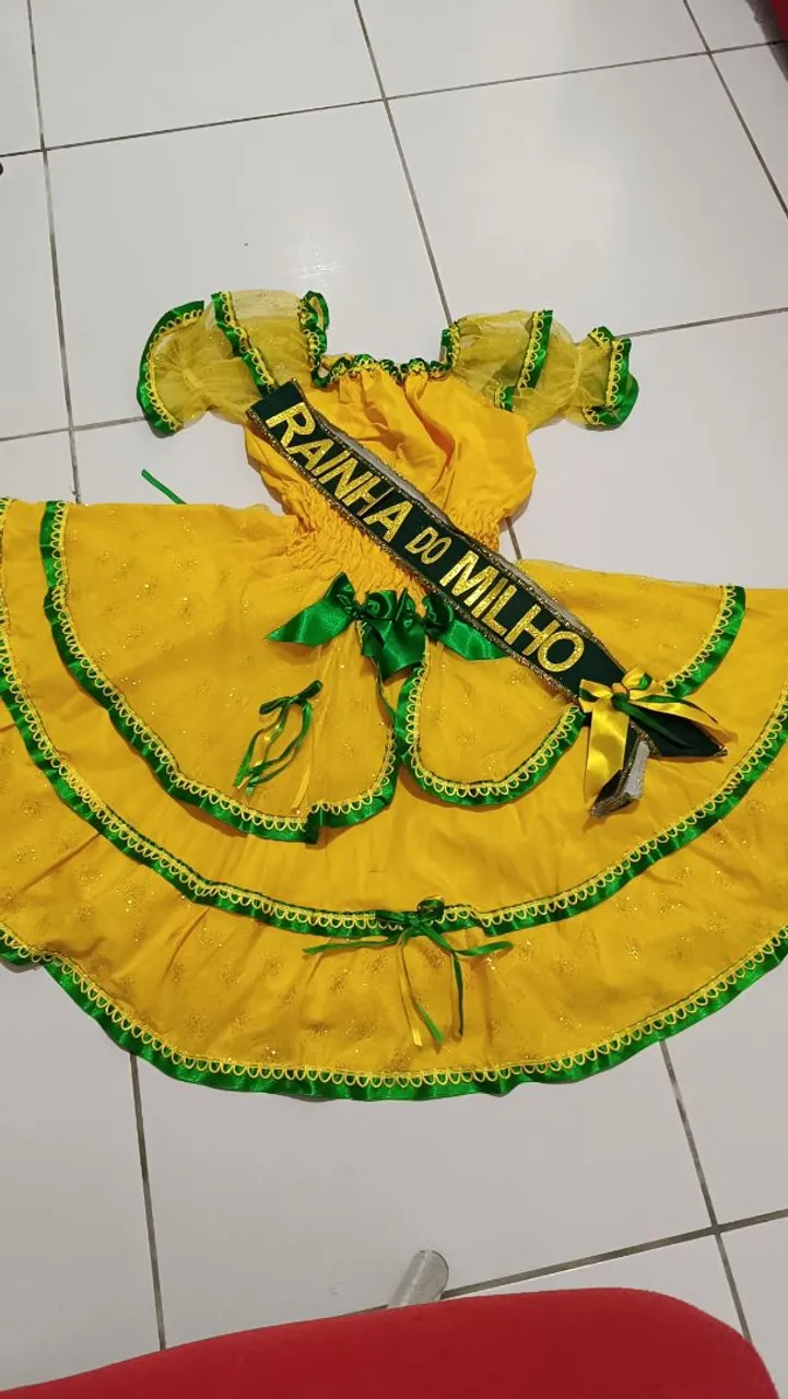 Vestido Festa Junina Rainha do Milho