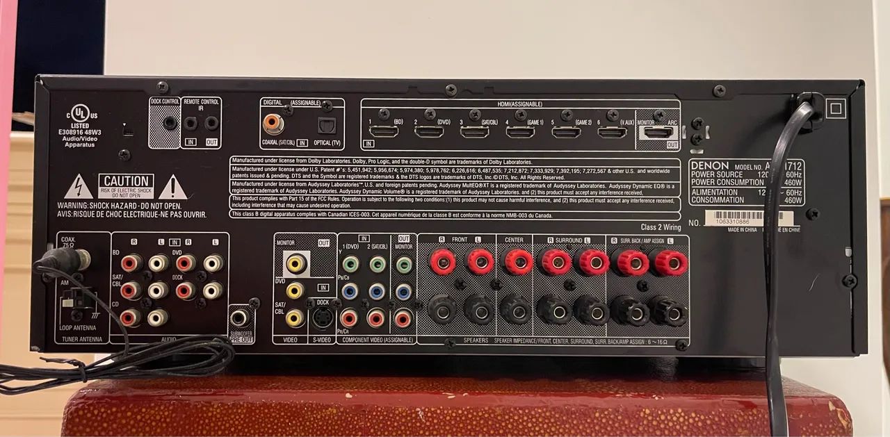 Receiver AV Denon AVR-1712 - Foto 3