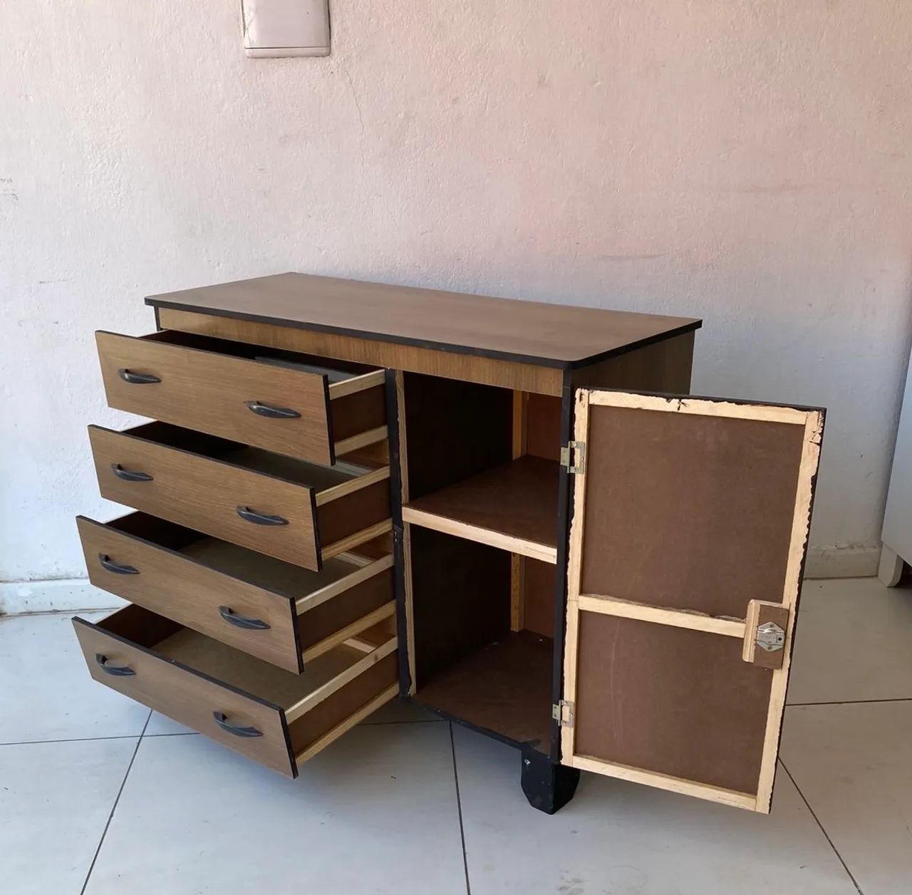 CÔMODAS 4 GAVETAS COM SAPATEIRA  - Foto 4