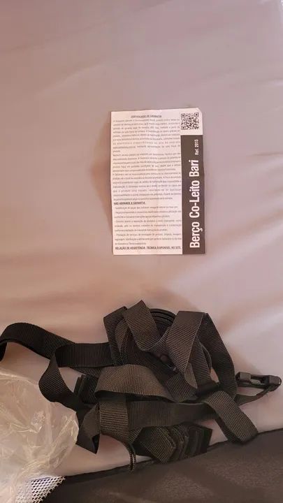 Berço portátil Co-leito Bari Galzerano (seminovo) - Foto 6