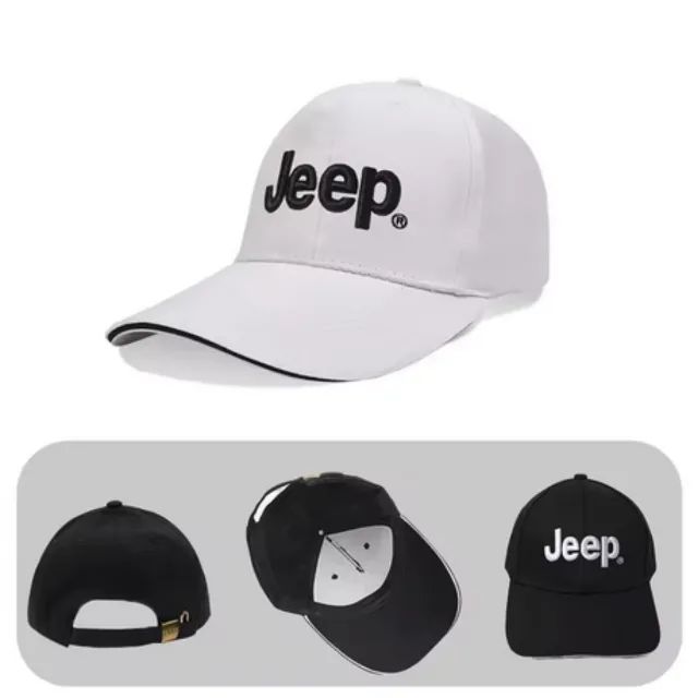 Boné De Beisebol Bordado Jeep Branco - Foto 2