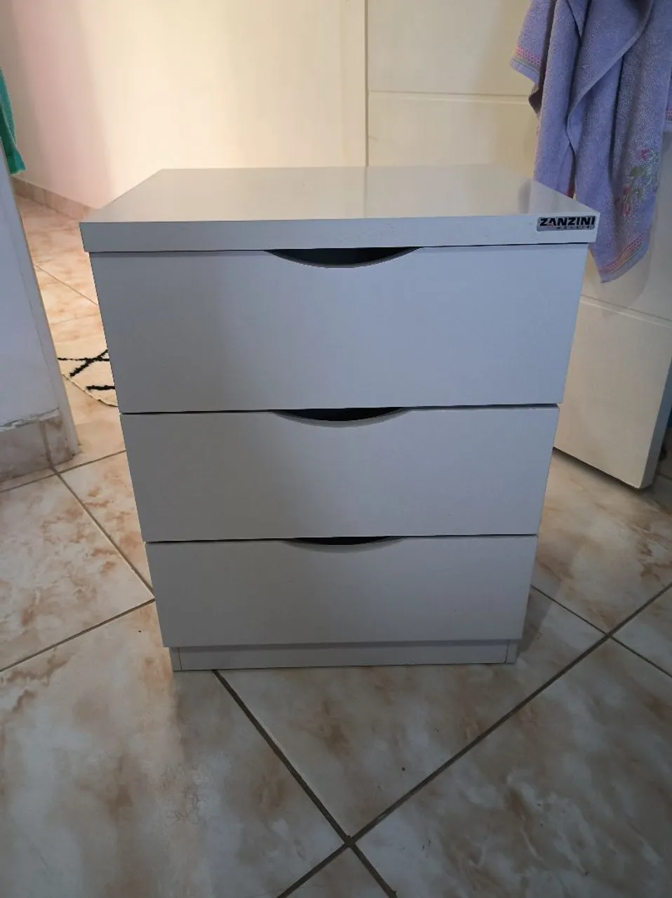Gaveteiro 3 Gavetas Branco