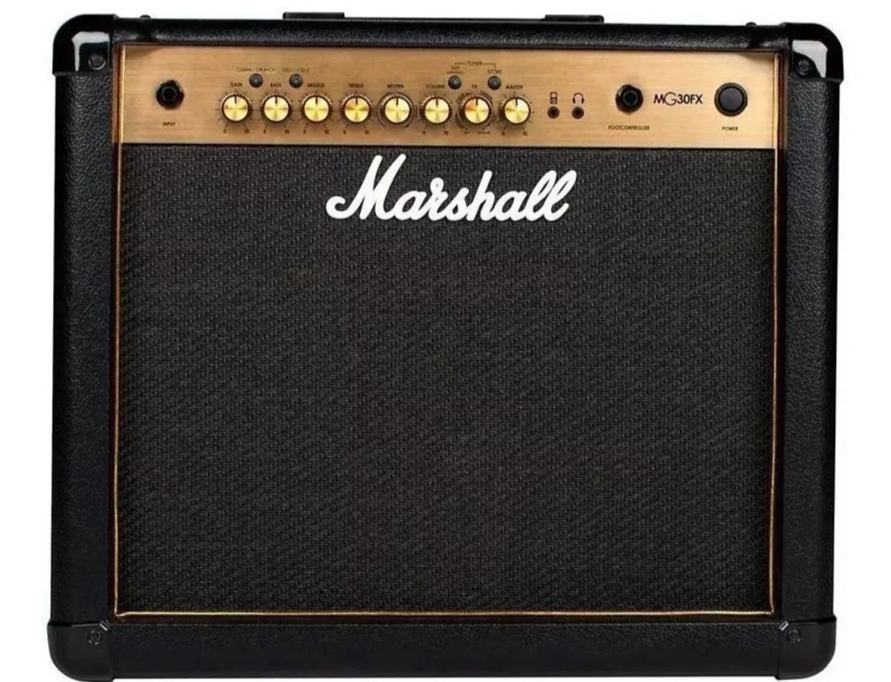 Amplificador Marshall MG30FX com efeitos