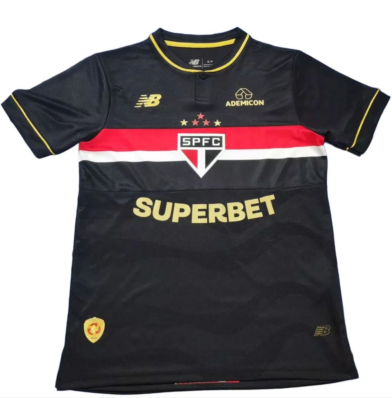 Camisa São Paulo FC Torcedor 2025/26 Preta Third Mundial