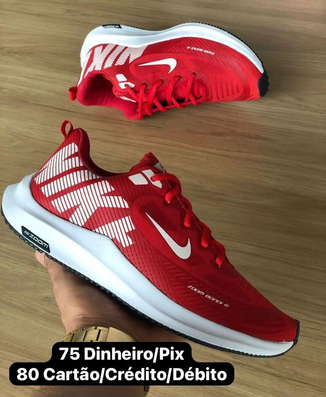 Tênis Nike Preto com Detalhes Laranja - Foto 3