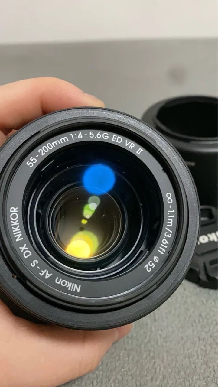 Lente Nikon Dx Vr Af-s Nikkor 55-200mm 1:4-5.6g Ii Ed (Usado) - Foto 6