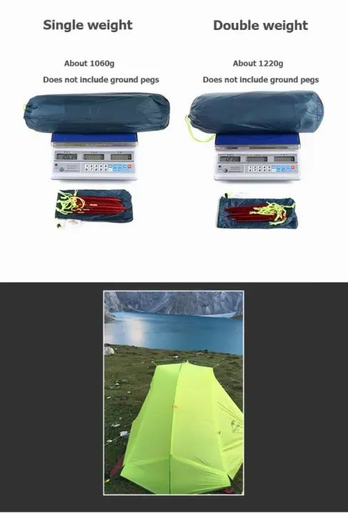 Barraca Camping Naturehike Ultralight modelo TAGAR2 Tecido 20D - Foto 3