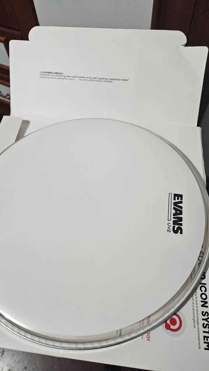 Pele Evans UV2 - 14 polegadas - p/ Caixa ou Surdo de Bateria - Foto 3