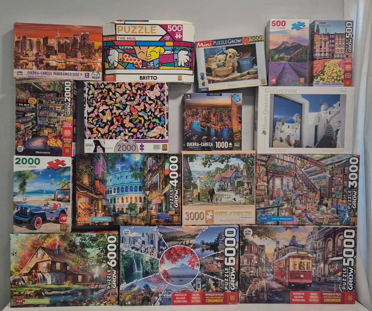 Quebra cabeça 6000 peças Paisagens do Japão - Hobbies e coleções